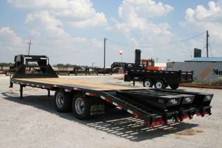   102 Gooseneck Dovetail Low Pro Flatbed Trailer with 10K Axles  