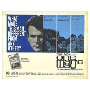   One Mans Way Original Movie Poster, 28 x 22 (1963)