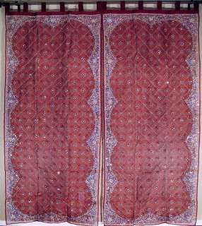 Burgundy Window Coverings Artisan Handmade Curtains  