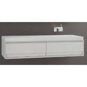  WET M Collection Wall Hung Bathroom Vanity 47 5/8 L x 10 