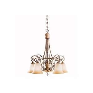 Kichler 26 1/2 Wide with 29 Body Height Chandelier Burnished Silver 