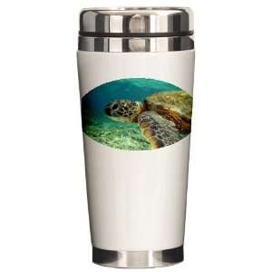  Sea Turtle Hawaii Ceramic Travel Mug by  Kitchen 