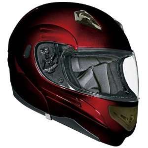   Modular helmet (Smoke sheild on helmet)  Wine 2XLarge 
