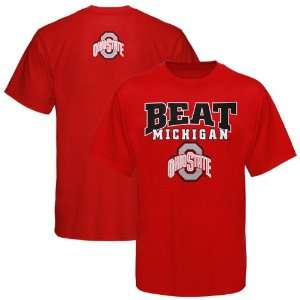  Ohio State Buckeyes Scarlet Beat Michigan Rivalry T shirt 
