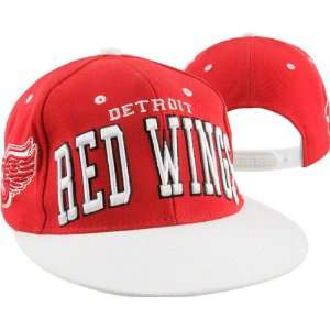  Detroit Red Wings Red Super Star Snapback Hat Sports 