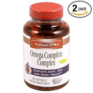 NatureStar Omega Complete Complex Dietary Supplement Softgels, 60 