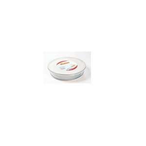 Lancaster Colony GD16495002 Round Roaster with White Plastic Lid, 2.5 