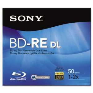  Sony BD RE Dual Layer Rewritable Disc SONBNE50RH 