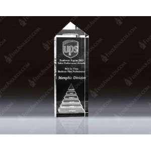 3D Crystal Obelisk Award