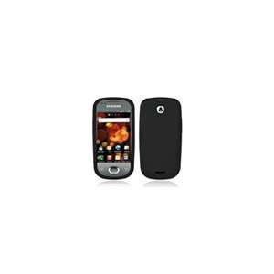 Samsung I5800 Galaxy 3 Black Cell Phone Silicone Case / Executive 