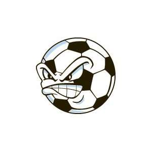 Soccer Ball Angry Car Magnet Automotive