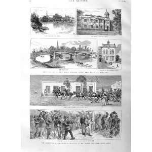   1884 BARALONG ORANGE AFRICA IRON BRIDGE BEDFORD SCHOOL