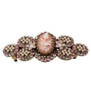 Michal Negrin Majestic Hair Brooch Designed with a Central Victorian 