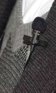Lapel Mic. lavalier tie clip Microphone for Samson Wireless ( Mini XLR 