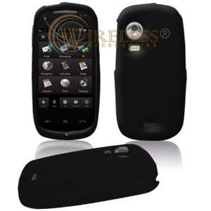 Samsung M850 Instinct HD Premium Solid Black Silicon Skin Case + Free 