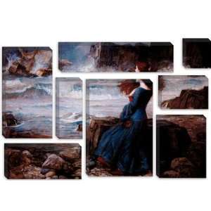  Miranda, The Tempest by John William Waterhouse Canvas 