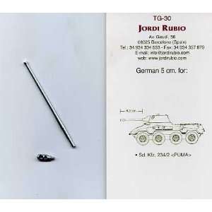   Rubio 1/35 German 5cm KwK 39/1 L/60 for SdKfz 324/2 Puma Toys & Games