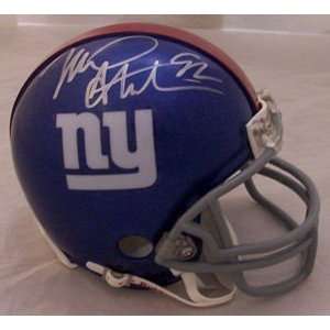 Michael Strahan Autographed/Hand Signed New York Giants Mini Helmet