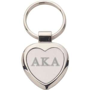  Alpha Kappa Alpha Heart Key Ring 