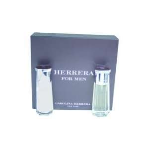 Herrera by Carolina Herrera for Men   2 Pc Gift Set 3.4oz EDT Spray, 3 