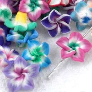   Handmade Clay Lily Flower Beads 15mm ~Loose Beads~ Arts, Crafts