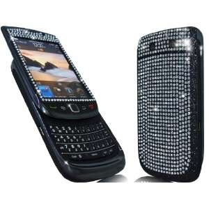  BlackBerry Torch 9800 Novoskins Black Crystal Chic Skin 