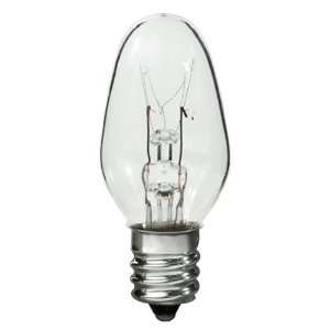Litetronics L 103   7 Watt Light Bulb   C7   Clear   Candelabra Base 