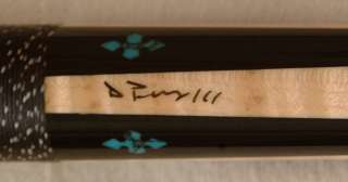 Dale Perry DP Pool Cue 1/1   Curly Maple / Turquoise / Free Stage IV 