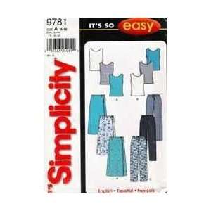Its so Easy Its Simplicity Sewing Pattern 9781 Missesskirt, Pants 