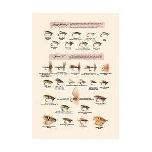  Fly Fishing Lures Low Water and Special 20x30 poster