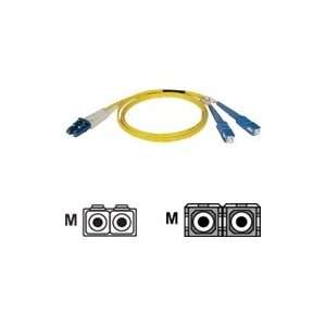   Mode Duplex Patch Cable LC/SC 3.3 Feet Fiber Optic yellow Electronics
