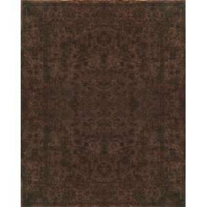  Rugsville Overdyed Brown Rug 11091