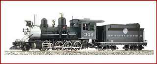 ACCUCRAFT AL88 134 D&RGW C 19 #346 ELE W/ FREE CABOOSE AND ROLLING 