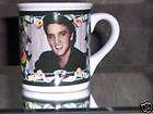 Elvis Black Shirt Ceramic Mug Dated 1991   RARE