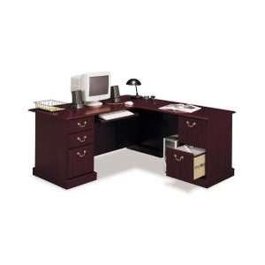  Bush Furniture L Shaped Desk: Office Products
