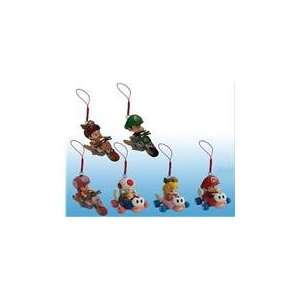   Mario Bros Baby Characters In Kart Phone Straps Set Of 6: Toys & Games