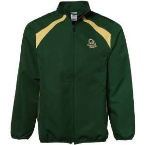 Russell Colorado State Rams Green Gold Athletic Full Zip Jacket 