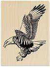 STAMPABILITIES RUBBER STAMPS EAGLE IN FLIGHT GREAT STAMP