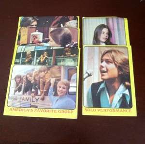 Partridge Family Yellow Playing Cards  