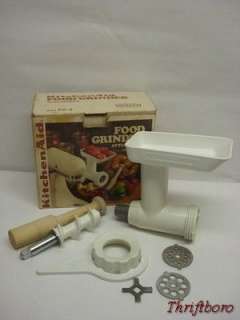 Vintage Hobart Kitchen Aid Food Grinder Mixer Attachment #FG A  