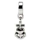 Jewelry Adviser SS Reflections Heart, Cross, Anchor Dangle Bead