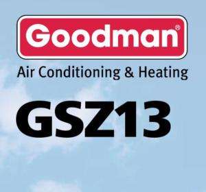ton Goodman 13 SEER Heat Pump Condenser GSZ130421  