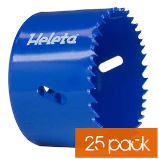 Heleta 25pk 2 5/8 Bi Metal Hole Saw For all Metals (HSS M42) at  