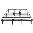   Metal Platform King Bed Frame w/Headboard and Footboard Brackets