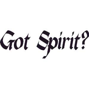  Got Spirit? Vinyl Wall Art, Decal, 7x22 Holy, Jesus 
