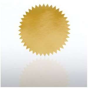Blank Certificate Seal   Gold