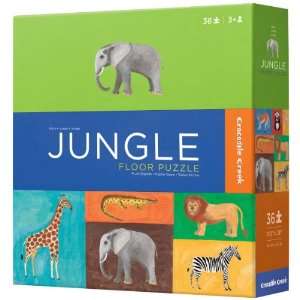 Jigsaw Floor Puzzle 36 Pieces 17.5X26 Jungle (CC42113) : Toys 