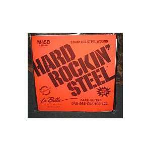   Hard Rockin Steel M45b Round .045 .128 5 String Musical Instruments