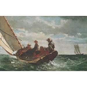  Breezing Up by Winslow Homer 11x8