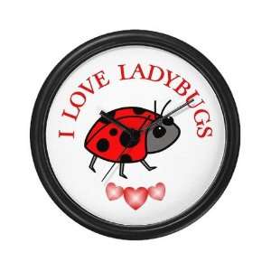  Ladybugs Pets Wall Clock by 